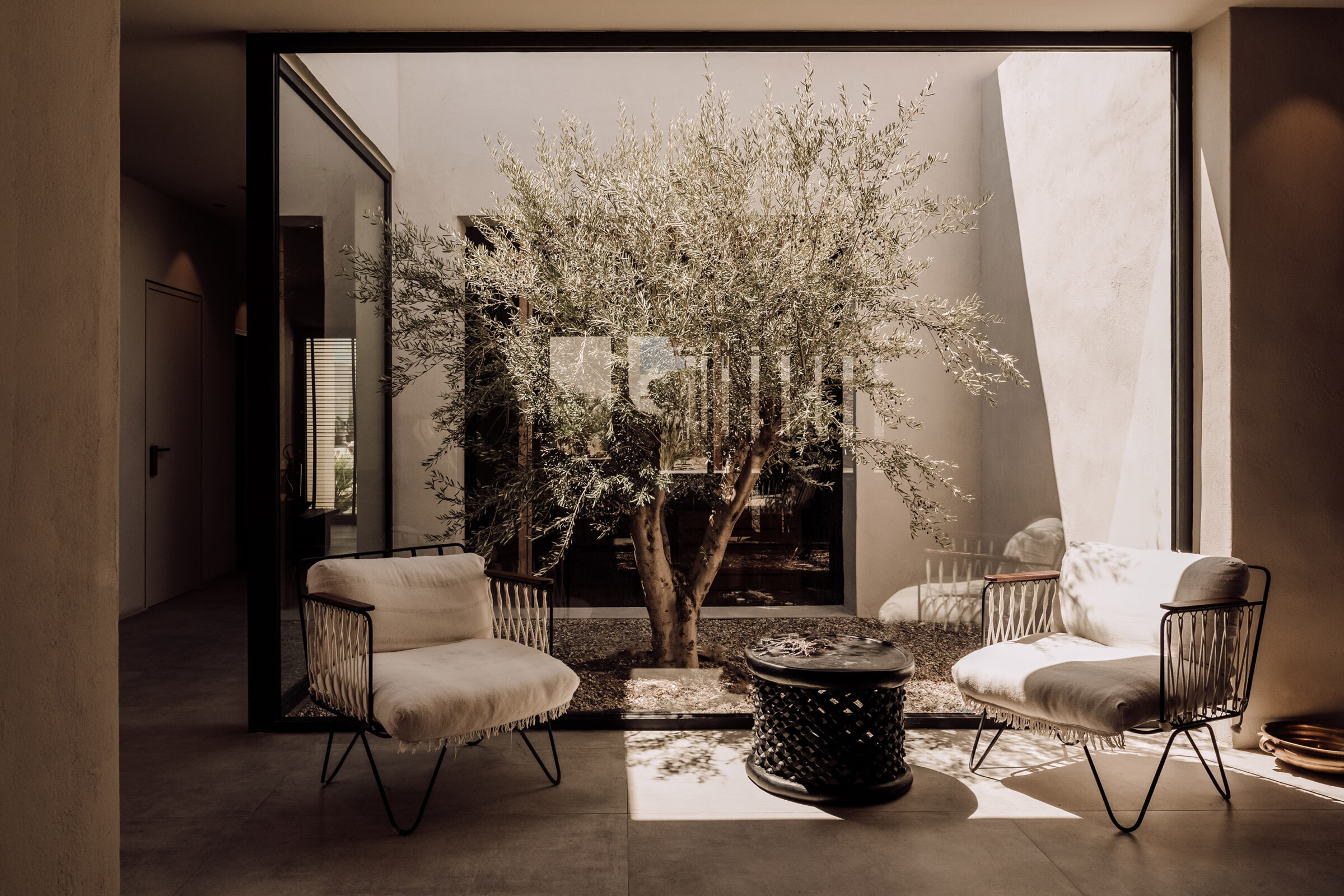 The spa and wellness areas at OKU Kos are at the heart of the luxury five-star resort and feature relaxation and meditation areas that bring nature inside