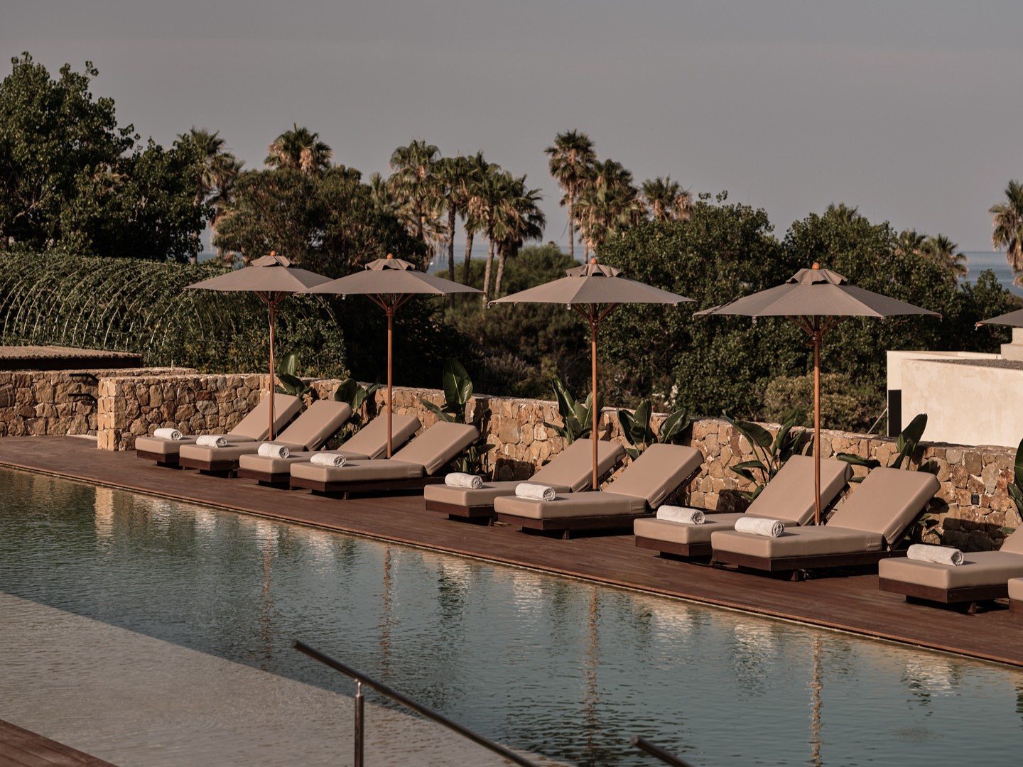 OKU Andalusia luxury five-star hotel swimming pool family relax sea view